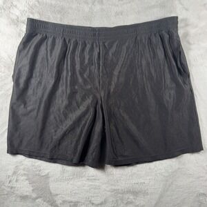 Starter Mens Black Mesh‎ Athletic Basketball Shorts XL 40-42 Elastic Waist